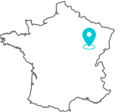 Karte von Frankreich